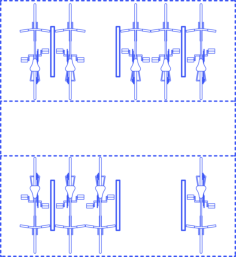 Layouts Bicycle Storage Stands Line Tracing Svg Vector, Free Vectors File